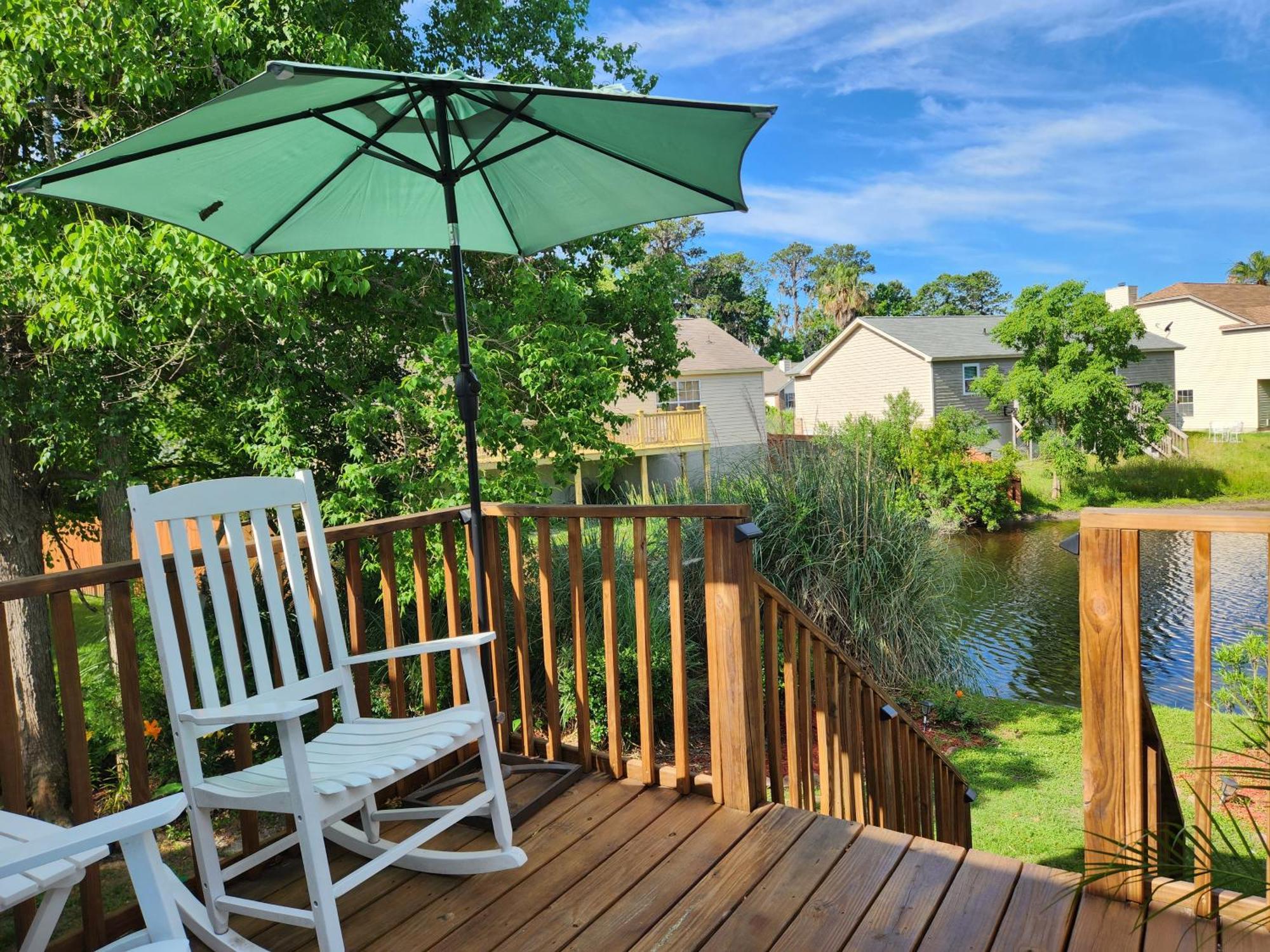 Savannah Lakefront Retreat Near Tybee Beach With King Bed And Free Parking Exterior foto